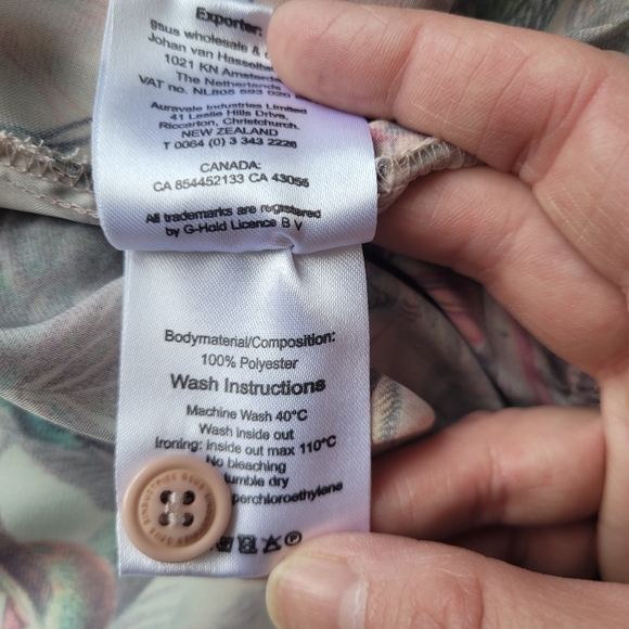 Gsus Industries Sheer Hummingbird Print Bomber, VGUC, Size S - Picture 9 of 9